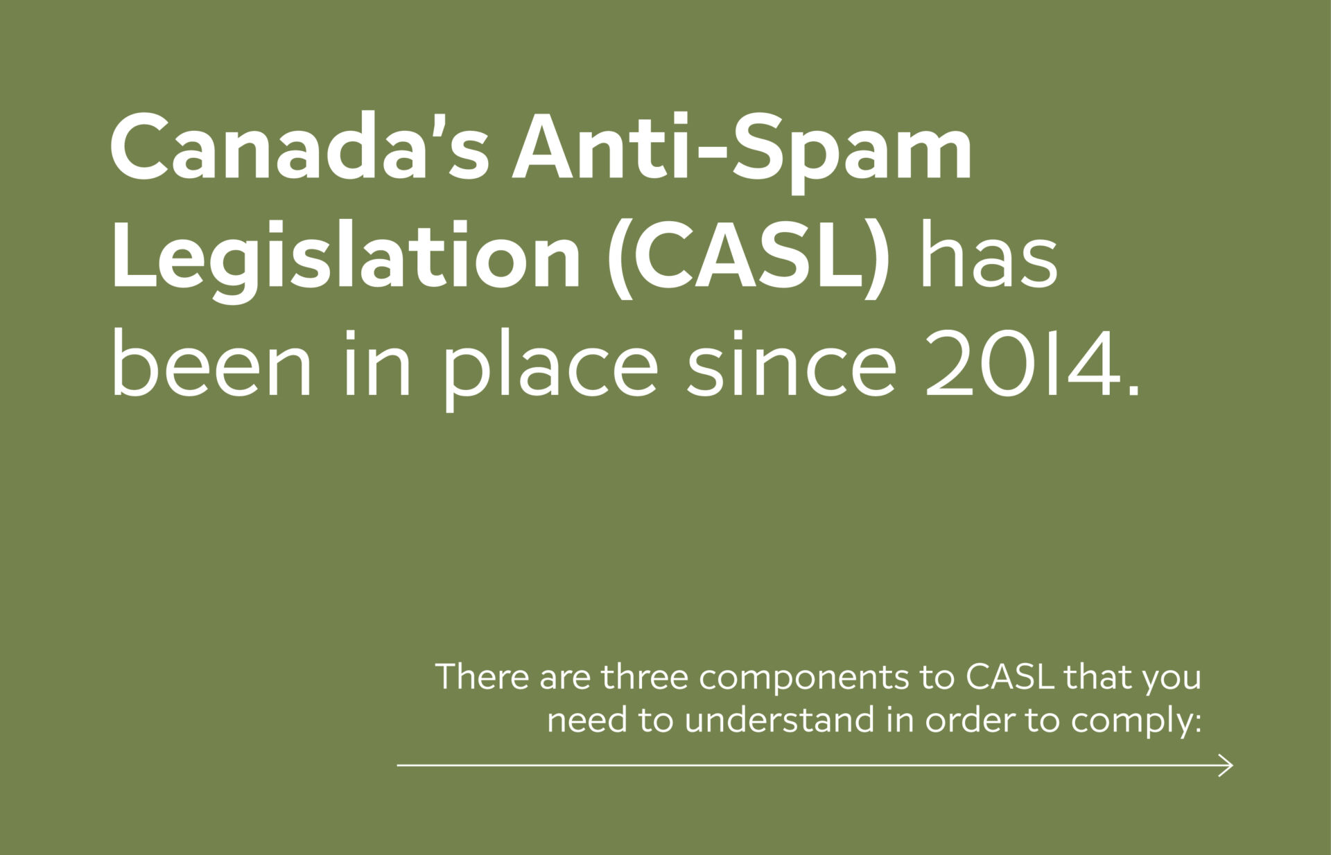 Canada's anti-spam legislation has been in place since 2014
